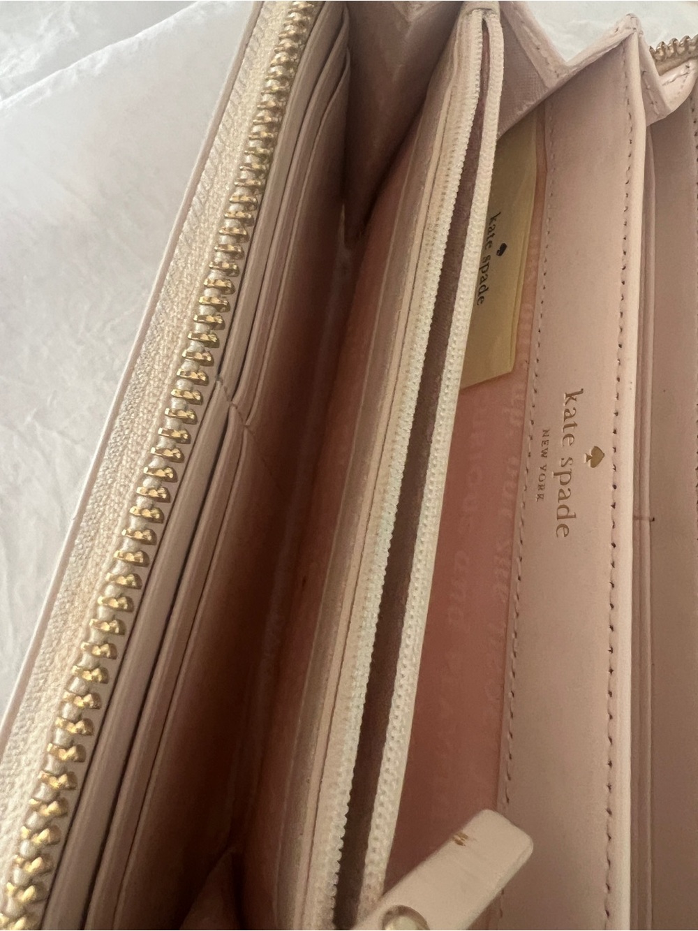 Kate Spade Spice Things Up Orange Blossom Lacey Wallet - Picture 6 of 10